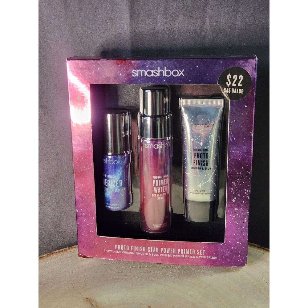 Smashbox Photo Finish Star Power Primer Set~Travel Size~Boxed‎ Set